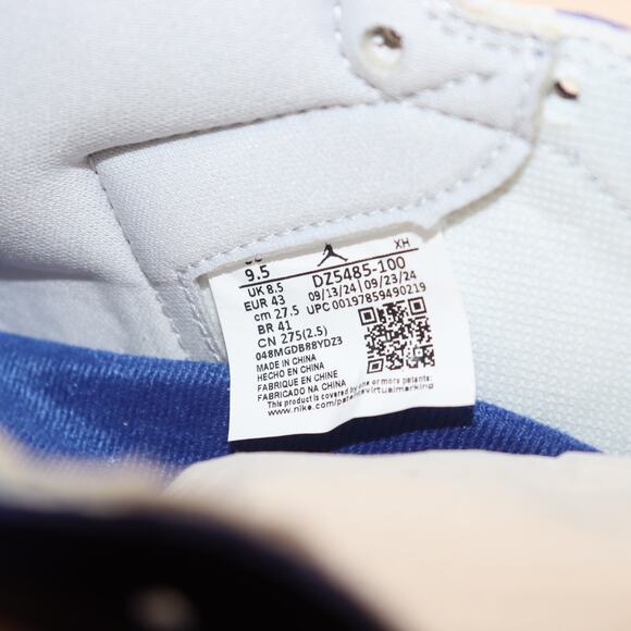 Air Jordan 1 Retro High OG First in Flight DZ5485-100 Men’s 9.5 VNDS - Picture 6 of 7